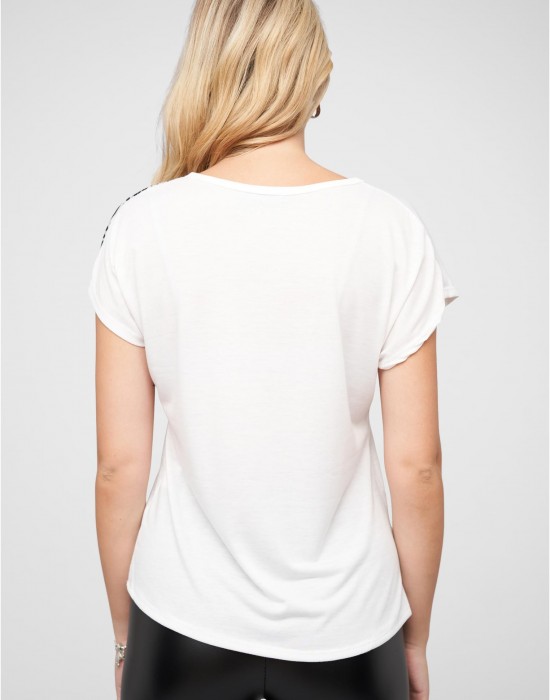 Тениска Cloud5ive Damen Viskose T-Shirt mit Traumf?nger Print white XXL Тениска Cloud5ive Damen Viskose T-Shirt mit Traumf?nger Print white XXL