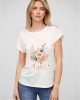 Тениска Viskose T-Shirt mit Traumf?nger-Blumen Print white XXL
