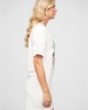 Тениска T-Shirt-Kleid mit Free Yourself Butterfly Print white XS