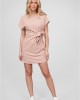 Тениска T-Shirt-Kleid mit integriertem Bindeg?rtel rose XXL