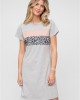 Тениска T-Shirt Dress Colorblock heather grey XXL