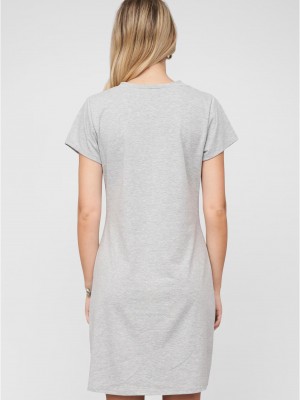 Тениска T-Shirt Dress Colorblock heather grey XXL