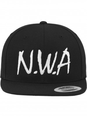 Шапка с козирка в черно N.W.A  Шапка с козирка в черно N.W.A