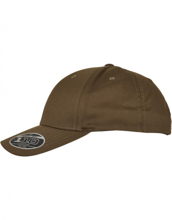 Шапка с козирка Flexfit 110 Curved Visor Snapback olive one size Шапка с козирка Flexfit 110 Curved Visor Snapback olive one size