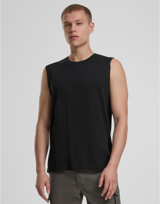Тениска Brandit T-Shirt sleeveless black 7XL Тениска Brandit T-Shirt sleeveless black 7XL