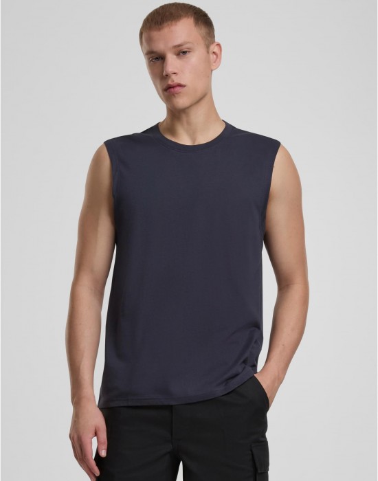 Тениска Brandit T-Shirt sleeveless navy XXL Тениска Brandit T-Shirt sleeveless navy XXL
