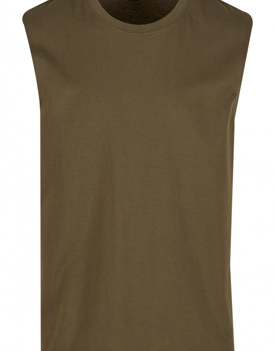 Тениска Brandit T-Shirt sleeveless olive 7XL Тениска Brandit T-Shirt sleeveless olive 7XL