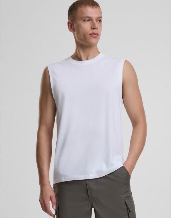 Тениска Brandit T-Shirt sleeveless white XXL Тениска Brandit T-Shirt sleeveless white XXL