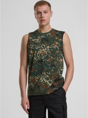 Тениска Brandit T-Shirt sleeveless flecktarn XXL