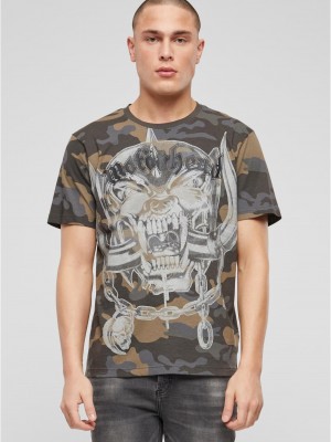 Тениска Mot?rhead T-Shirt Warpig Print darkcamo 7XL