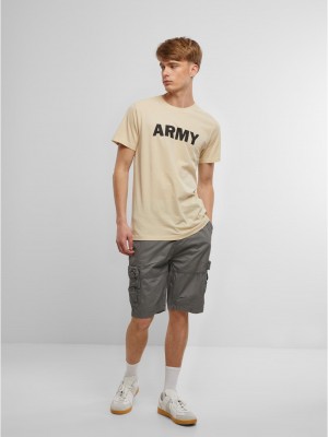 Тениска Army T-Shirt beige XXL