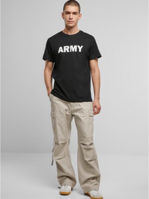 Тениска Army T-Shirt black XXL