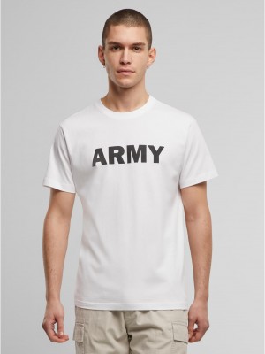 Тениска Army T-Shirt white XXL
