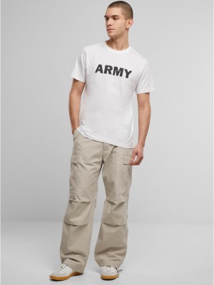 Тениска Army T-Shirt white XXL