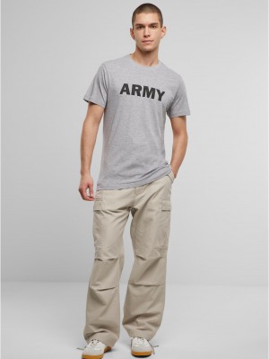 Тениска Army T-Shirt grey melange XXL