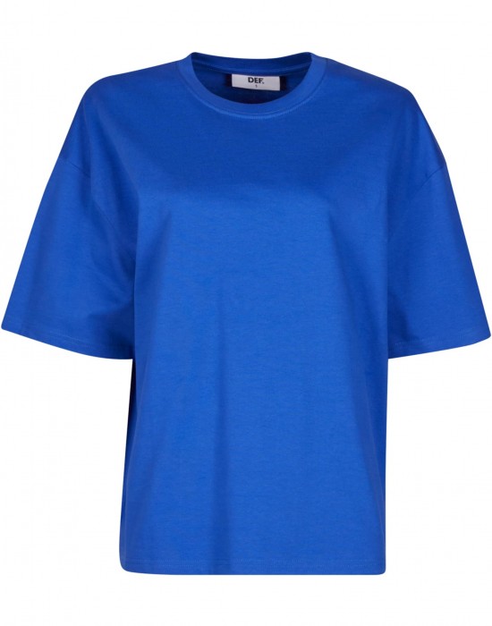 Тениска DEF Essential T-Shirt cobalt blue XS Тениска DEF Essential T-Shirt cobalt blue XS