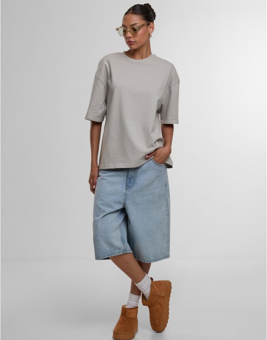 Тениска DEF Essential T-Shirt grey washed XS Тениска DEF Essential T-Shirt grey washed XS
