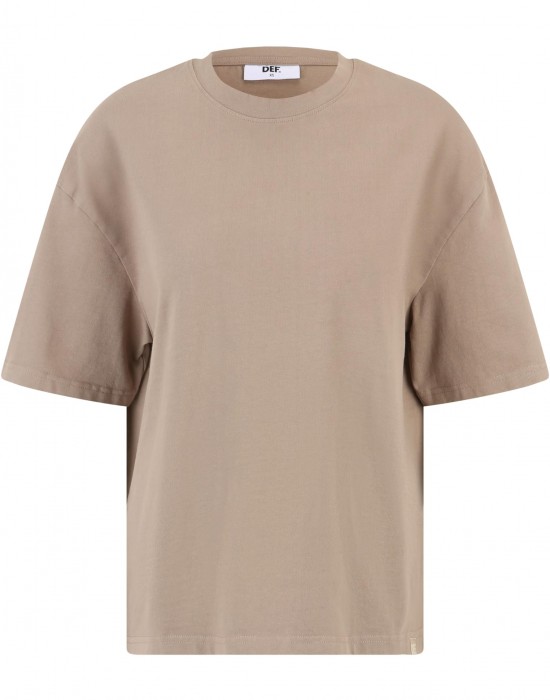 Тениска DEF Essential T-Shirt brown washed01 XS Тениска DEF Essential T-Shirt brown washed01 XS