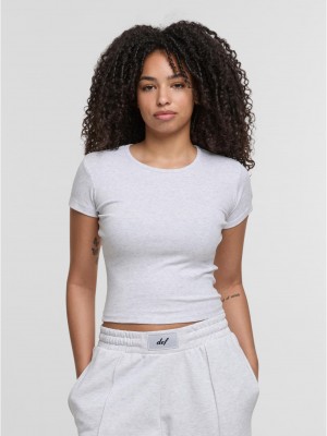 Тениска DEF RELAX T-Shirts greymelange XS