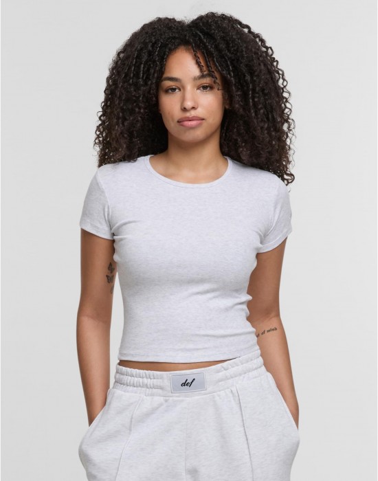 Тениска DEF RELAX T-Shirts greymelange XS