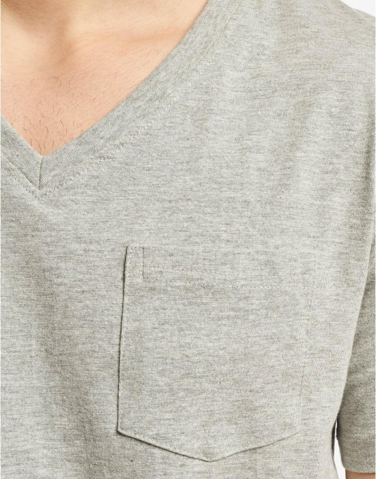 Тениска DEF V-Neck 3-Pack T-Shirt grey XXL