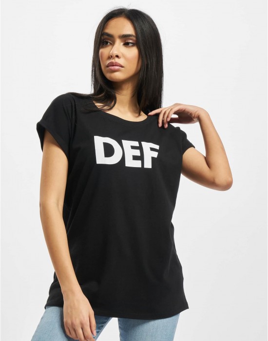 Тениска DEF Sizza T-Shirt black XS