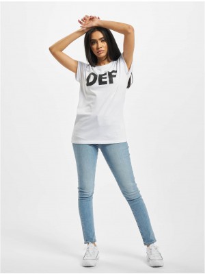 Тениска DEF Sizza T-Shirt white XS