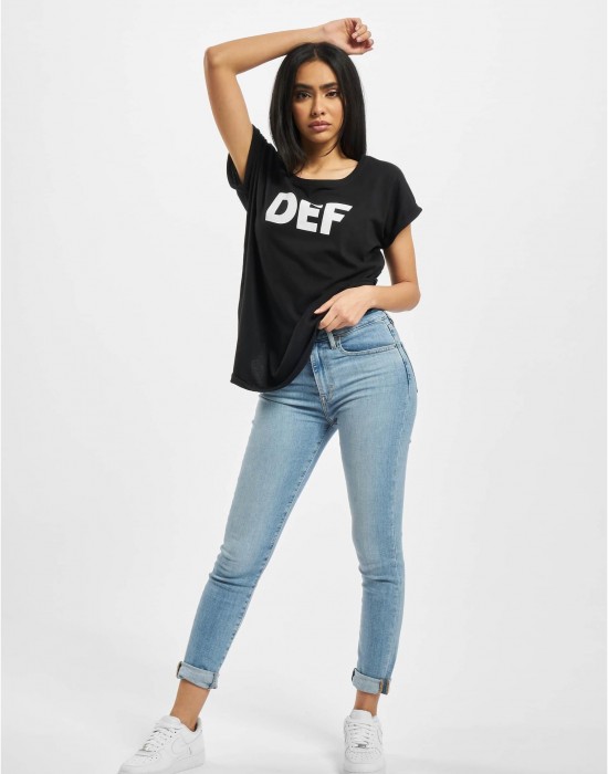 Тениска DEF Sizza T-Shirt black XS