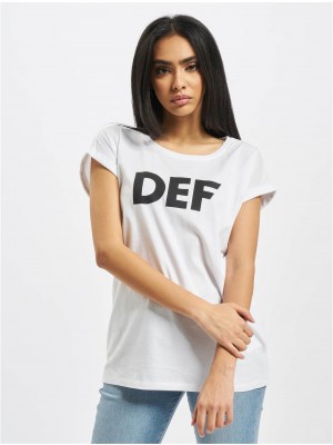 Тениска DEF Sizza T-Shirt white XS