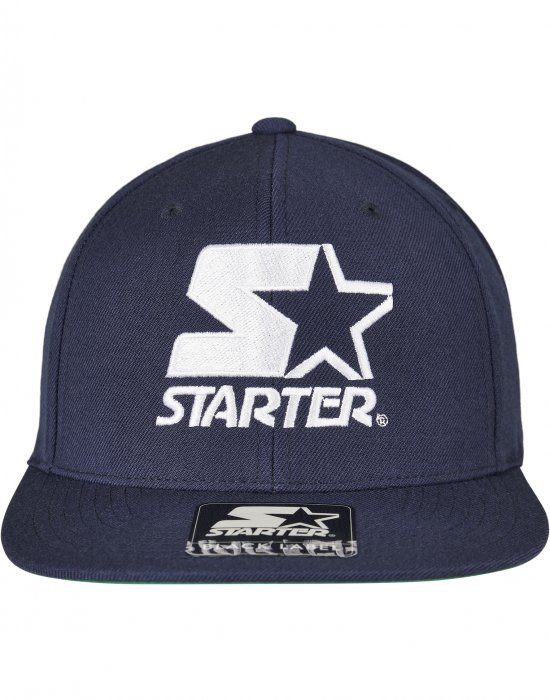 Шапка с козирка в тъмносиньо Starter Logo Snapback, STARTER, Шапки с козирка - Complex.bg