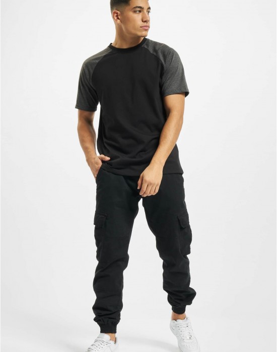 Тениска DEF Roy T-Shirt black/anthracite XXL Тениска DEF Roy T-Shirt black/anthracite XXL