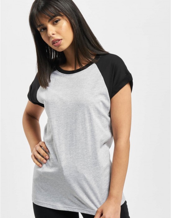 Тениска DEF Niko T-Shirt lightgrey/black XS Тениска DEF Niko T-Shirt lightgrey/black XS