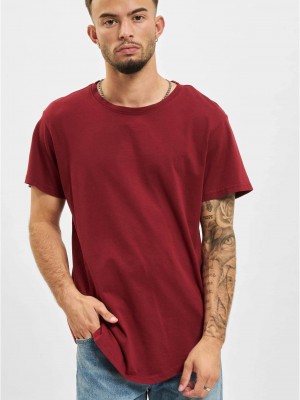 Тениска DEF Lenny T-Shirt burgundy XXL