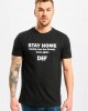 Тениска DEF Stay Home T-Shirt black XS