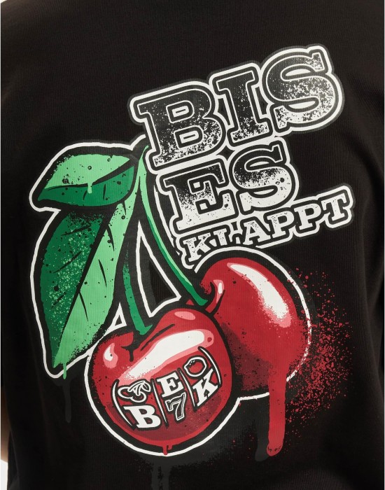 Тениска BEK x DEF Cherry T-Shirt black XL Тениска BEK x DEF Cherry T-Shirt black XL