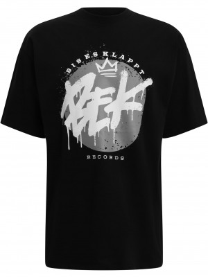Тениска BEK x DEF Big Logo T-Shirt black/white XL