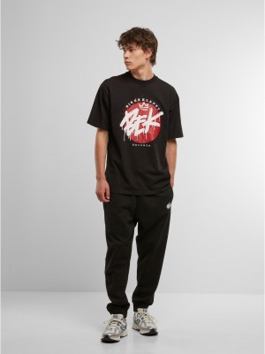 Тениска BEK x DEF Big Logo T-Shirt black/red XL