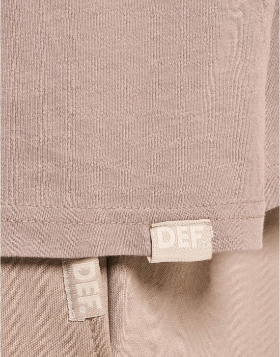 Тениска DEF T-Shirt brown washed01 XXL Тениска DEF T-Shirt brown washed01 XXL