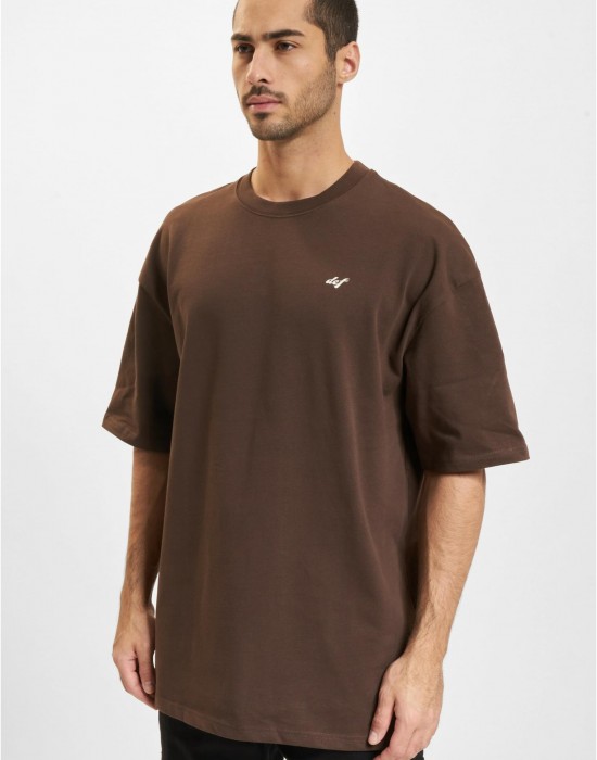 Тениска DEF MIXED T-Shirt choclate brown XXL Тениска DEF MIXED T-Shirt choclate brown XXL