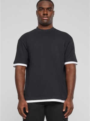 Тениска DEF Visible Layer T-Shirt black/white XXL