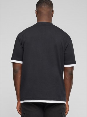 Тениска DEF Visible Layer T-Shirt black/white XXL