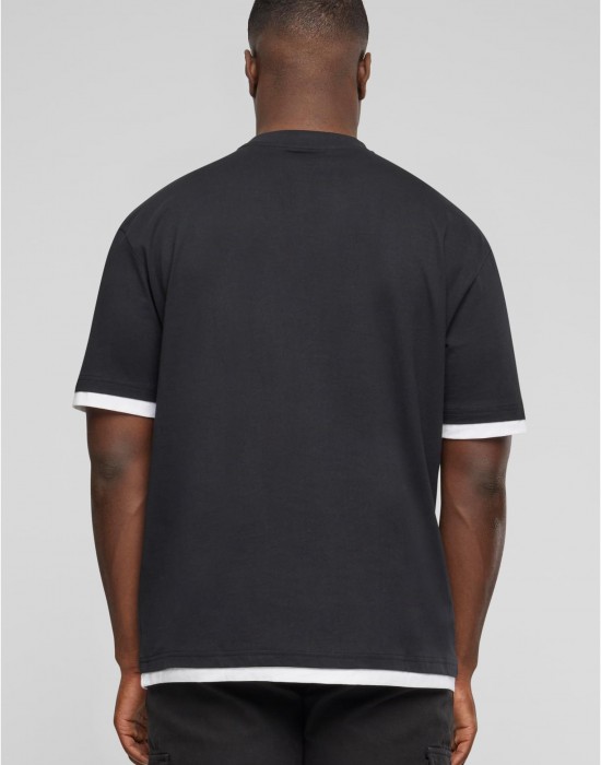 Тениска DEF Visible Layer T-Shirt black/white XXL Тениска DEF Visible Layer T-Shirt black/white XXL