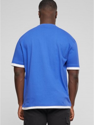 Тениска DEF Visible Layer T-Shirt blue/white XXL