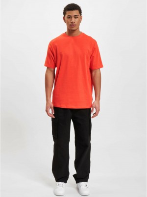 Тениска DEF Basic T-Shirts cherry tomato XXL