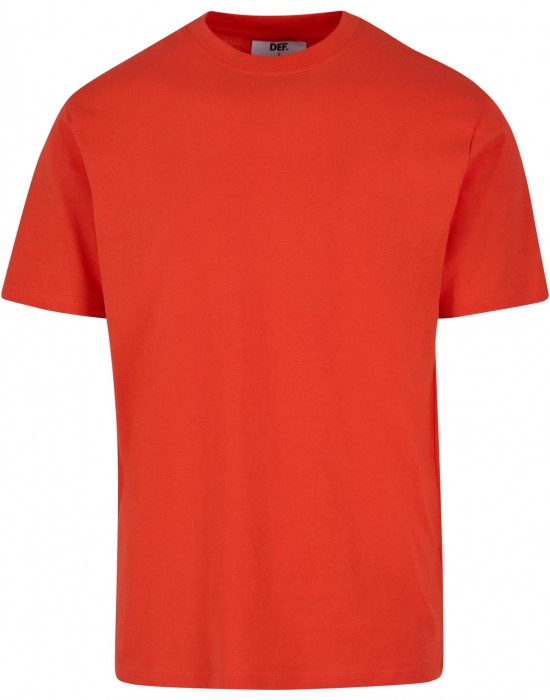 Тениска DEF Basic T-Shirts cherry tomato XXL Тениска DEF Basic T-Shirts cherry tomato XXL