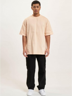 Тениска DEF Original T-Shirts pale peach XXL