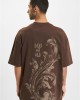 Тениска DEF Flourish T-Shirt chocolate brown washed XXL Тениска DEF Flourish T-Shirt chocolate brown washed XXL