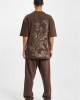 Тениска DEF Flourish T-Shirt chocolate brown washed XXL Тениска DEF Flourish T-Shirt chocolate brown washed XXL