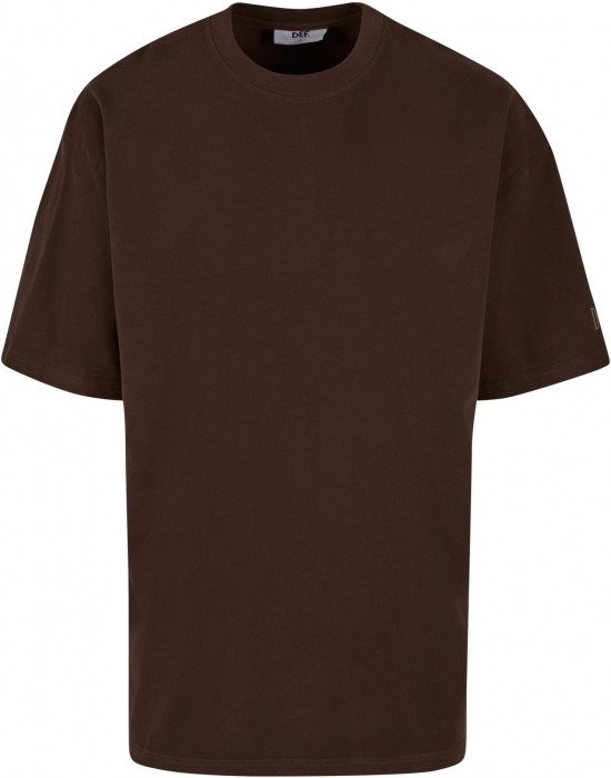 Тениска DEF Flourish T-Shirt chocolate brown washed XXL Тениска DEF Flourish T-Shirt chocolate brown washed XXL