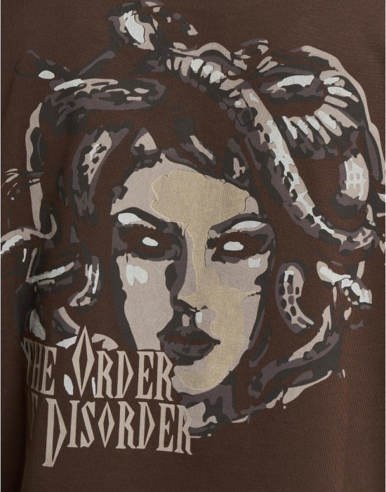 Тениска DEF Medusa T-Shirt chocolate brown washed XXL Тениска DEF Medusa T-Shirt chocolate brown washed XXL